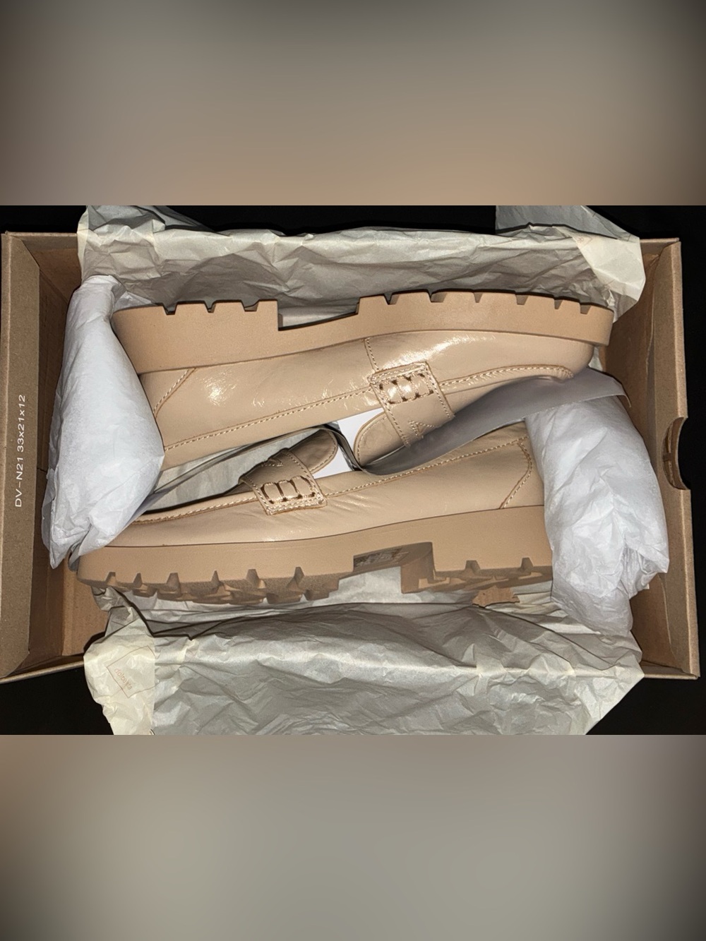 NEW Dolce Vita Elias Loafers in Sesame For Women's Size 7